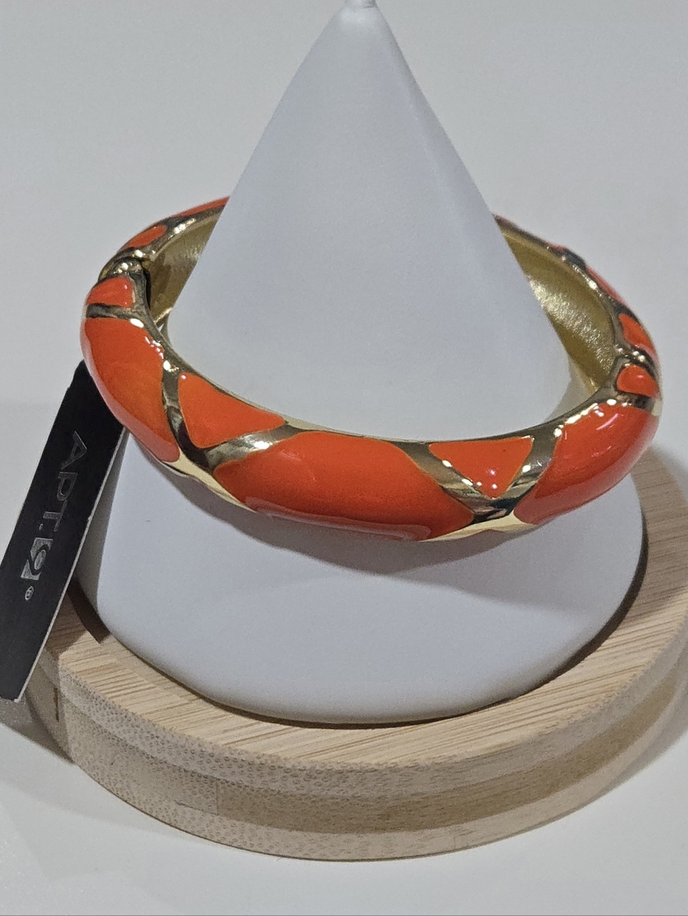 Apt. 9 Art Deco Enamel Hinged Bangle Bracelet –‎ NWT